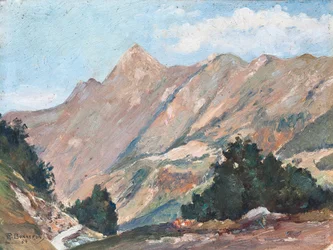 Berglandschaft in den Pyrenäen