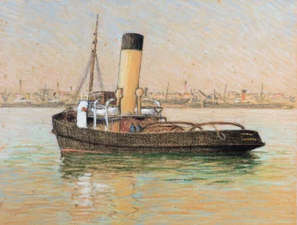 Schlepper im Hafen von Bordeaux
