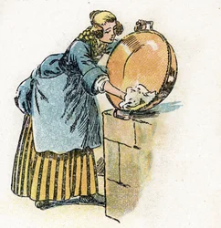 "Aschenputtel" Illustration für die Märchen von Charles Perrault, ca. 1920