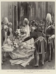 Der erste Salon, den die Königin dieses Jahr persönlich abhielt