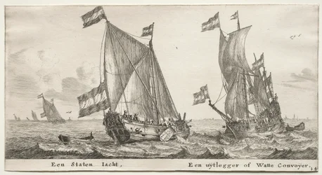 Schiffe von Amsterdam: Niederländische Admiralitätsyacht. Ein Wachschiff