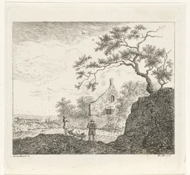 Landschaft mit Figuren
