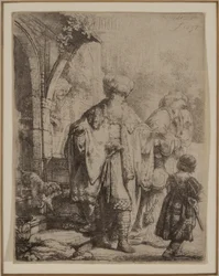 Abraham vertreibt Hagar und Ismael