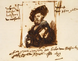 Baldassarre Castiglione, Skizze aus dem Porträt
