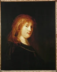Saskia mit Schleier