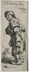 Ein Bauer ruft: Es ist sehr kalt, 1634