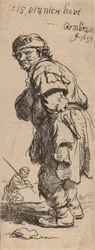Ein Bauer ruft: Es ist beißend kalt, 1634