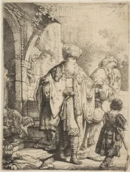 Abraham vertreibt Hagar und Ismael, 1637
