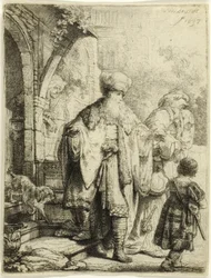 Abraham vertreibt Hagar und Ismael
