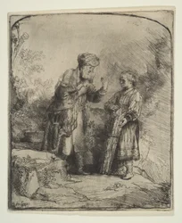 Abraham und Isaak, 1645