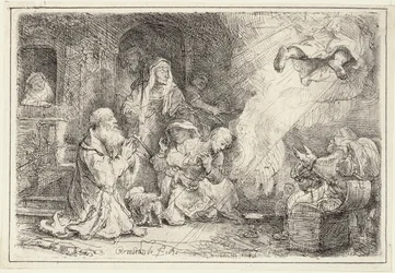 Engel verlässt die Familie von Tobias, 1641