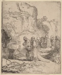 Christus zum Grab getragen