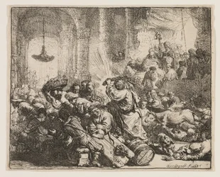 Christus vertreibt die Geldwechsler aus dem Tempel
