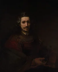 Mann mit einer Lupe, frühe 1660er Jahre