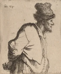 Bauer mit hinter dem Rücken verschränkten Händen, 1631
