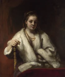 Porträt von Hendrickje Stoffels, ca. 1655-1656