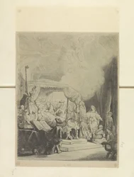 Sterbebett von Maria