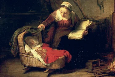Die Heilige Familie, ca. 1645 (Detail)