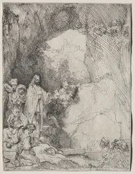 Die Auferweckung des Lazarus: Kleine Platte