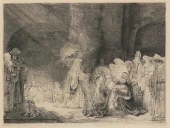 Darstellung im Tempel: länglicher Druck
