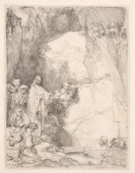 Die Auferweckung des Lazarus: die kleinere Platte