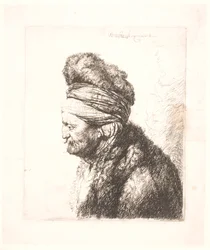 Der zweite orientalische Kopf (Rembrandts Vater?)