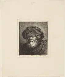 Alter Mann mit Toque