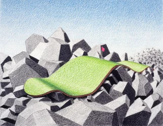 Auf den Felsen