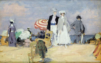 Der Strand bei Flut