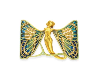 Jugendstil-Hundehalsband „Sylph“, um 1900