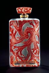 Glasflakon für das Parfüm Roter Koralle (Le Corail Rouge) von Forvil