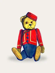 Gepäckträger Teddybär