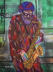 Bunter Jazzmusiker