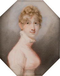 Porträt von Henrietta Anna Maria Charlette Bridgeman Simpson, später Mrs. Charles Pelham, Countess of Yarborough (d. 1813), c.1762-1813
