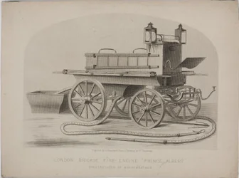 Feuerwehrwagen der London Brigade 