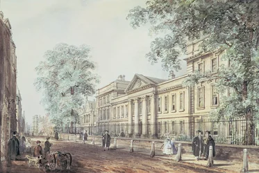 Emmanuel College, Cambridge, gesehen von der St. Andrew