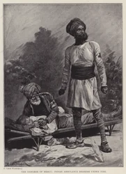 Die Gefahren der Barmherzigkeit, indische Ambulanzträger unter Beschuss