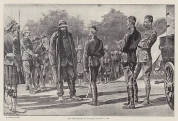 Die Kapitulation von Cronje, 27. Februar 1900
