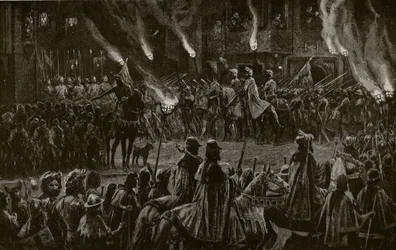 Die Marschierende Wache, Illustration aus 