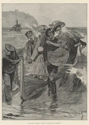 Die Segelsaison, Landung an der Küste der Normandie