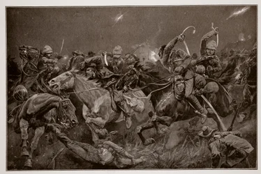 Der nächtliche Angriff der 19. Husaren bei Lydenberg am 7. November 1900