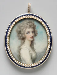 Porträt von Mary Frances Fanny Swinburne, ca. 1786