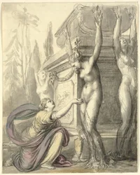 Die Heliaden am Grab von Phaeton (Ovid, Metamorphosen, II, 340-366)