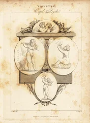 Edelsteine, die Amor und Psyche darstellen, 1812 (Gravur)