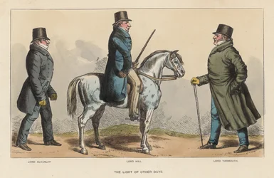 Das Licht vergangener Tage, mit Lord Alvanley, Lord Hill und Lord Yarmouth