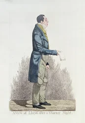 Ansicht bei Lloyds nach einer stürmischen Nacht, 1824