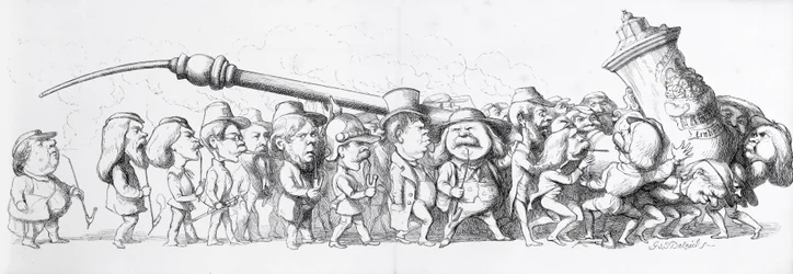 Deutsche Besucher der Großen Ausstellung, 1851