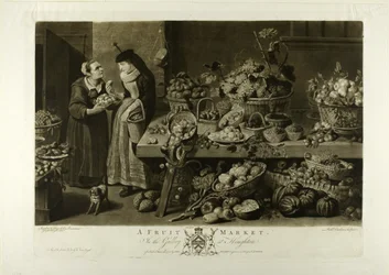 Ein Obstmarkt, aus der Houghton-Galerie