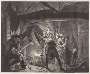 Eine Eisenschmiede