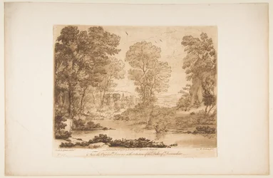 Landschaft mit Amor und Psyche